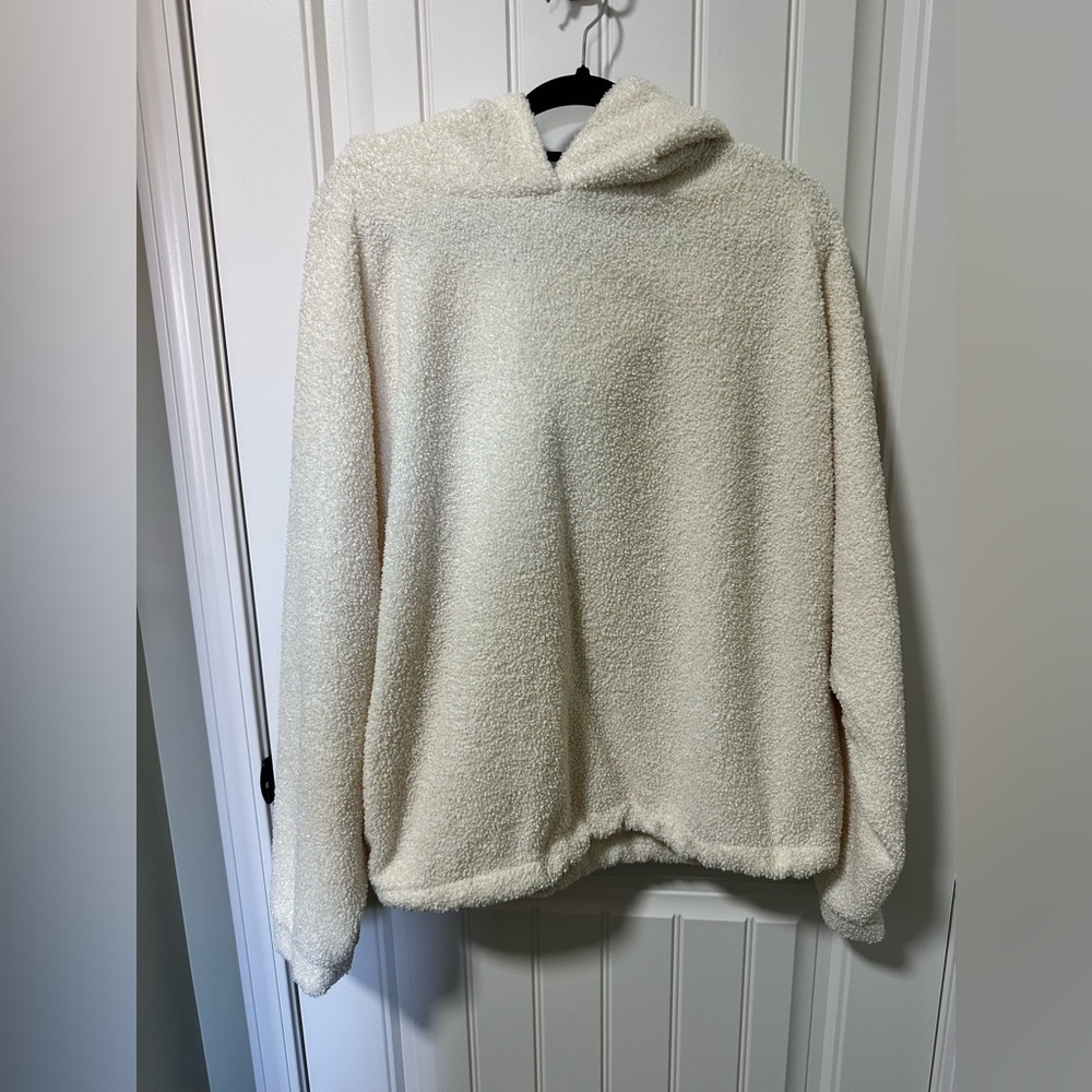 Urban Outfitters Cream Fleece Hoodie